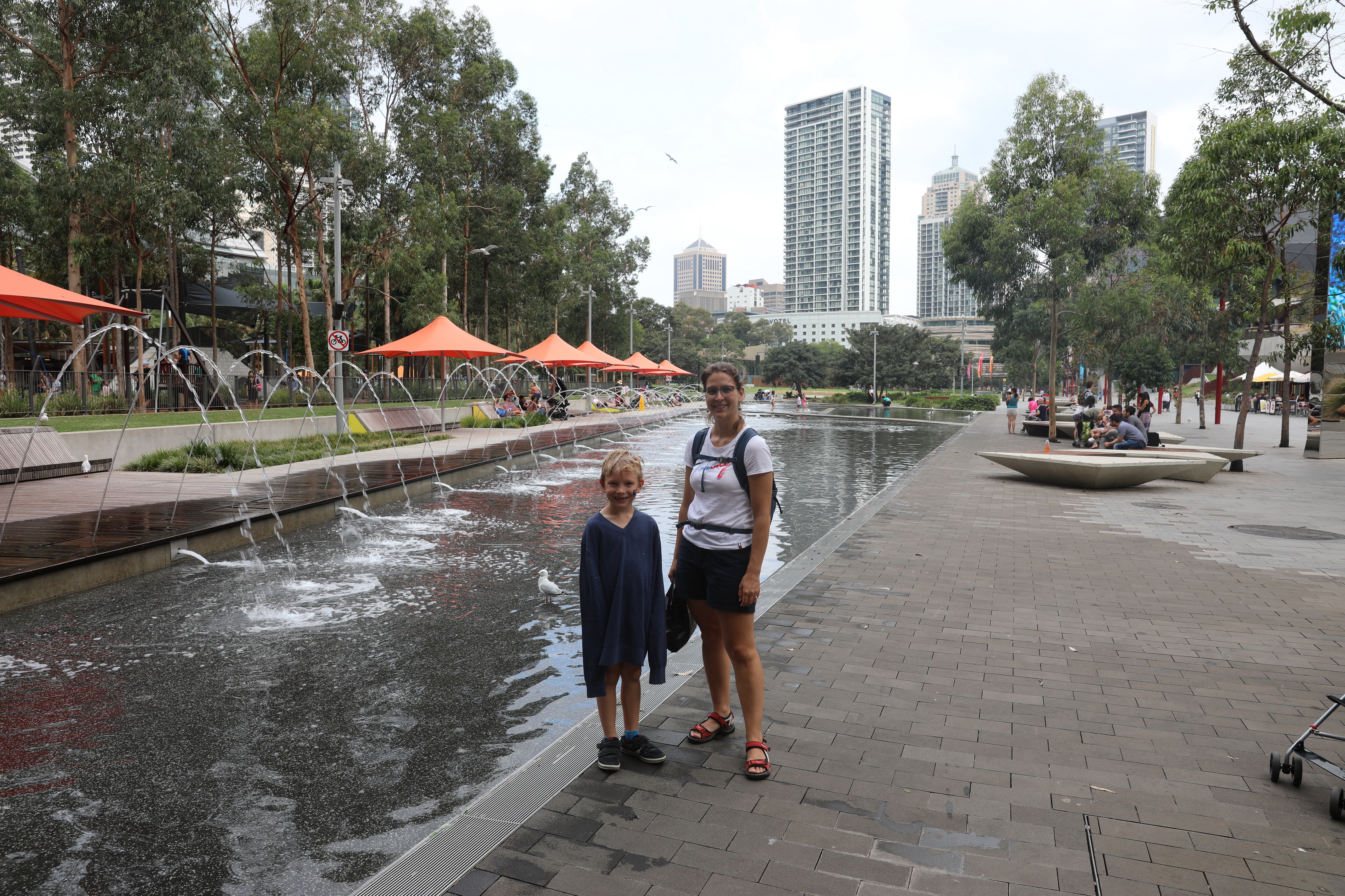 Tumbalong Park Playground bei Darling Harbour